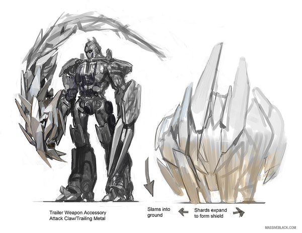 Transformers Dark Of The Moon Concept Art Massive Black  (9 of 10)